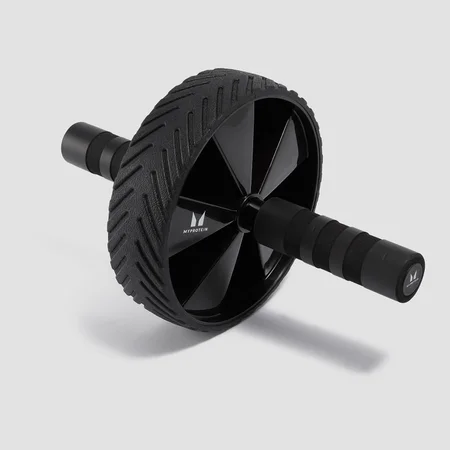 Myprotein Ab Roller & Mat Set - valjak za trbušnjake - crni