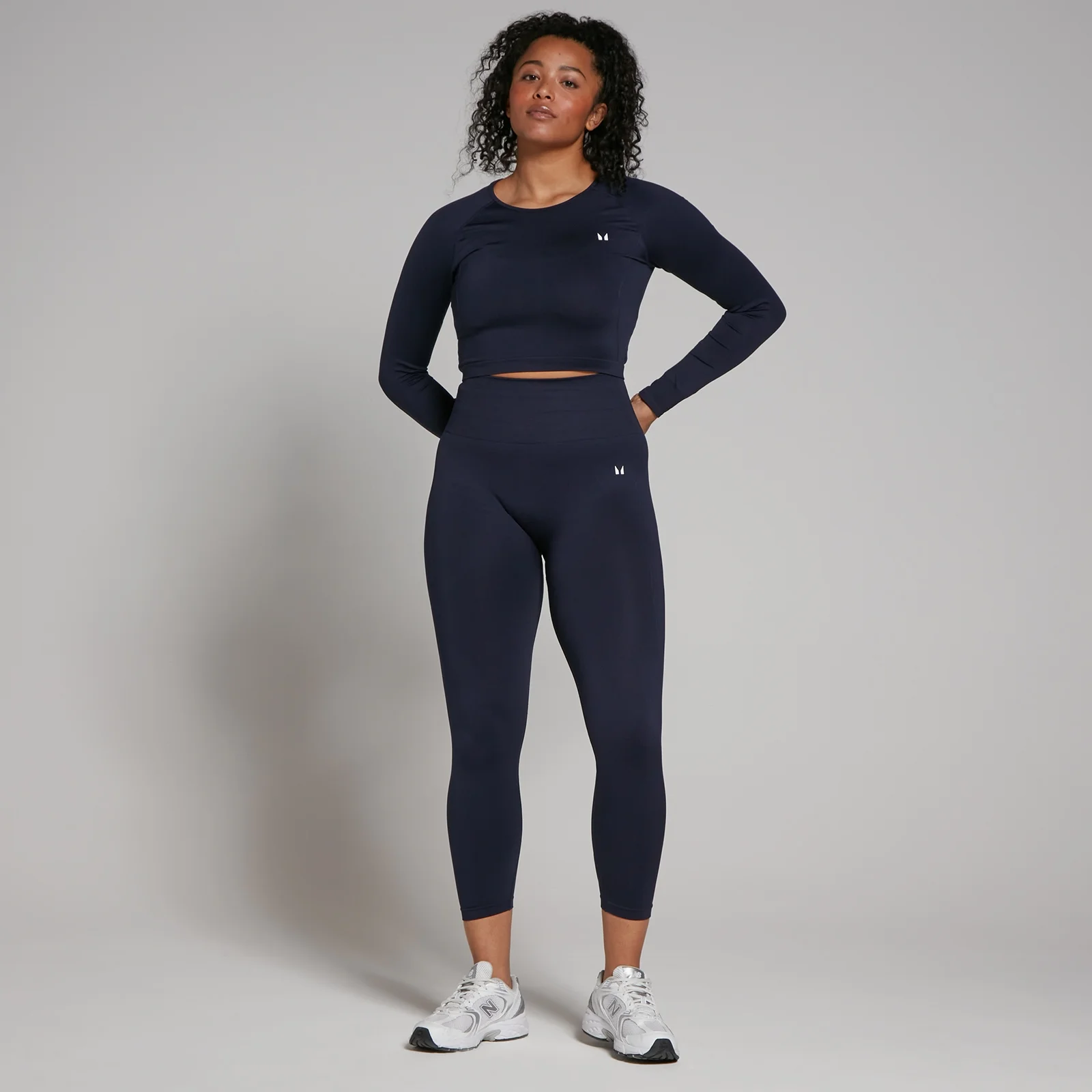 MP Women's Shape Seamless 7/8 Leggings − ženske 7/8 helanke − teget - XL Slika 3
