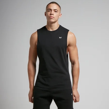 MP Men's Rest Day Drop Armhole Tank Top − muška majica bez rukava − crna