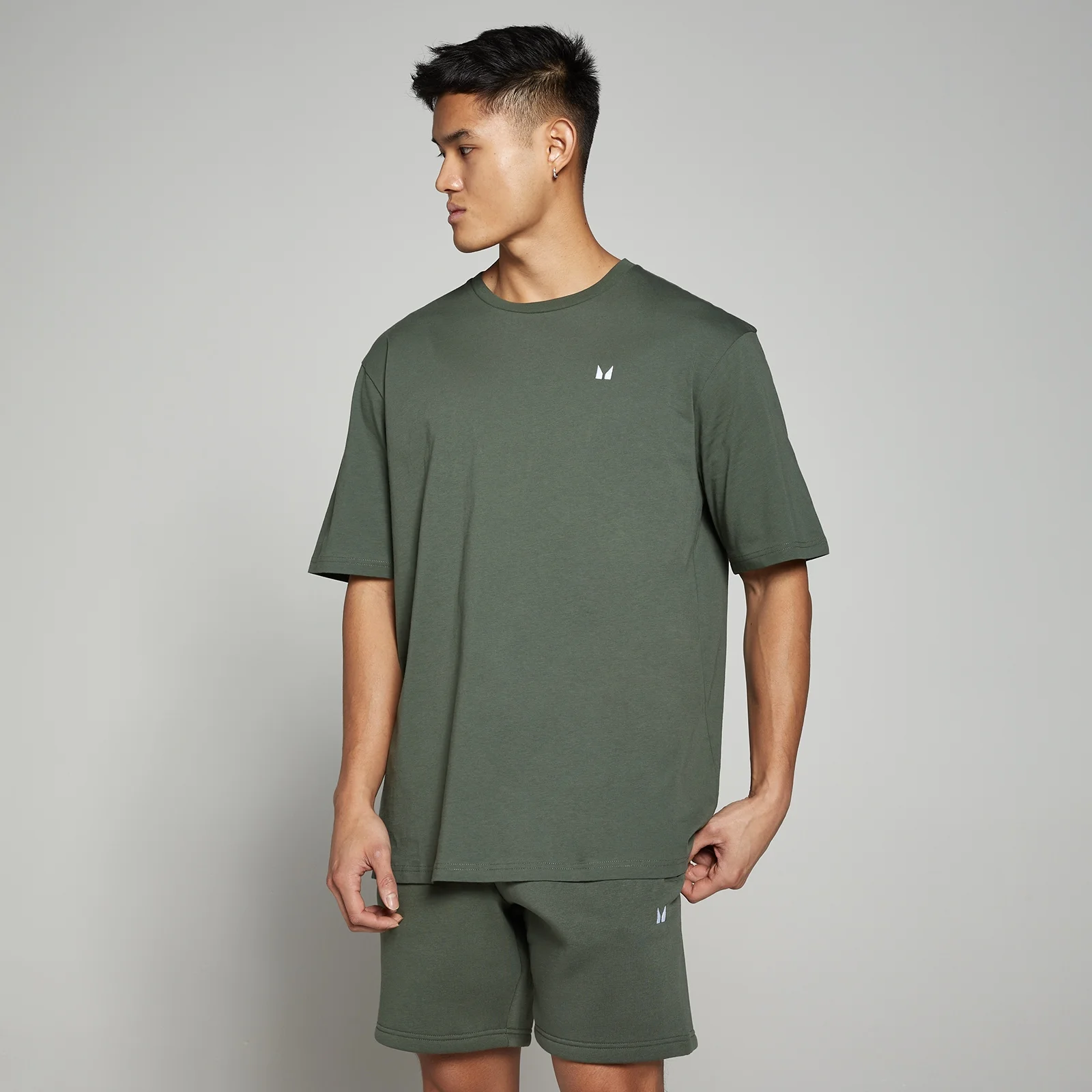 MP Men's Rest Day Oversized T-Shirt − muška majica − sivozelena - S Slika 1