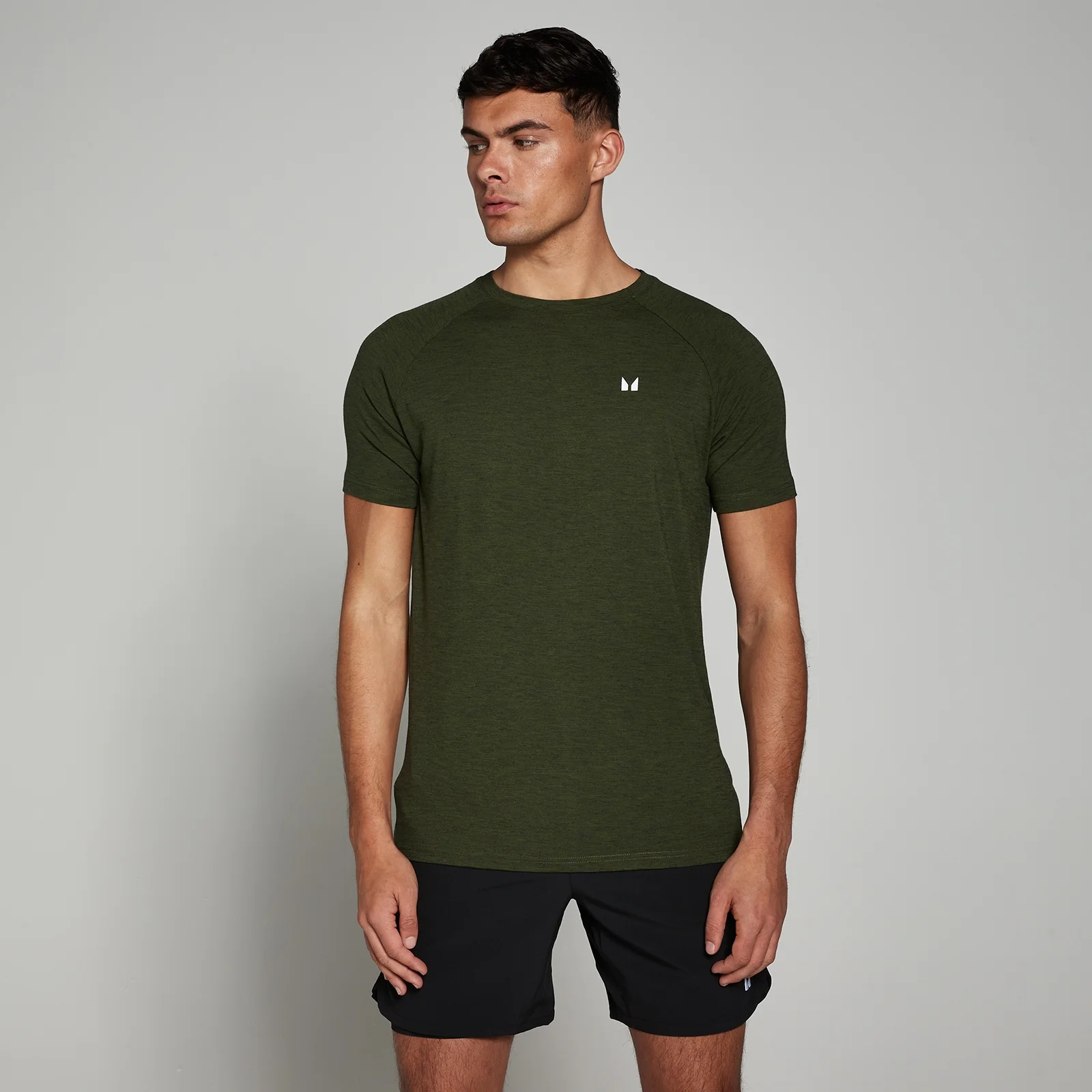 MP Men's Performance Short Sleeve T-Shirt − muška majica sa kratkim rukavima − sivomaslinasti melanž - XXL Slika 1