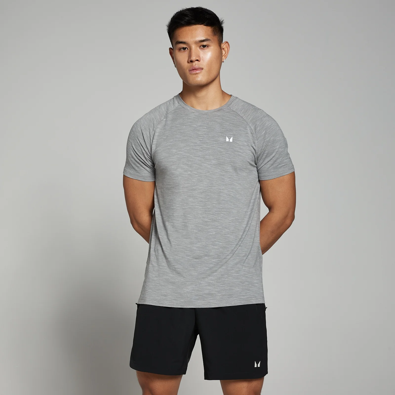 MP Men's Performance Short Sleeve T-Shirt − muška majica sa kratkim rukavima − hrom-sivi melanž - XXS Slika 1