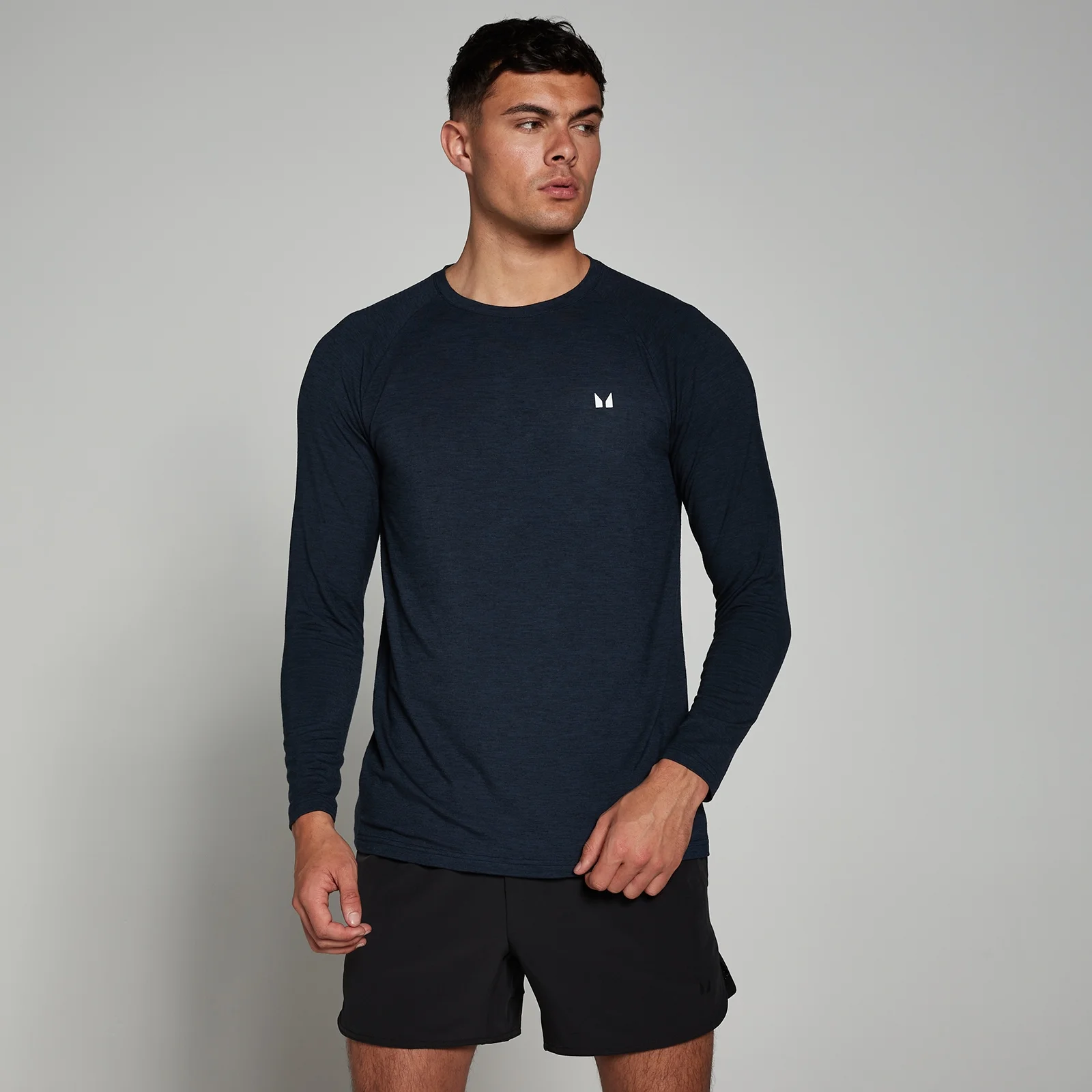 MP Men's Performance Long Sleeve Top − muška majica sa dugim rukavima − teget melanž - S Slika 1