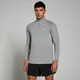 MP Men's Performance 1/4 Zip − muška majica sa dugim rukavima − hrom-sivi melanž