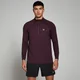 MP Men's Performance 1/4 Zip − muška majica sa dugim rukavima − vino-crveni melanž
