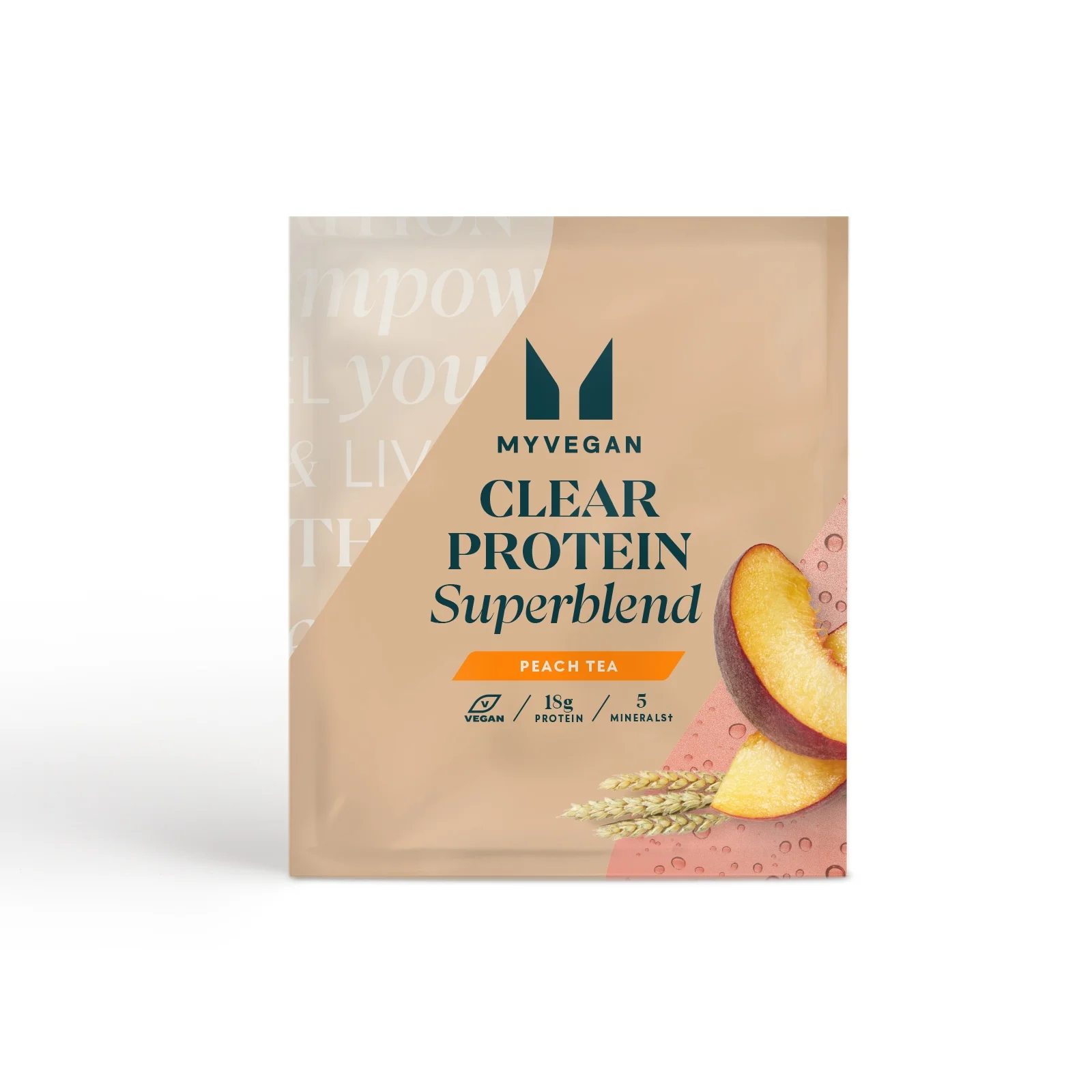 Myvegan Clear Protein Superblend (Sample) - 1servings - Peach Tea Slika 1