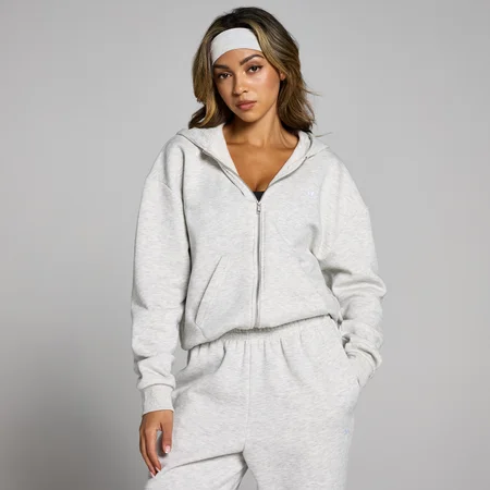 MP Women's Basics Zip Through Hoodie − ženska dukserica − svetlosivi melanž