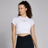 MP Women's Basics Body Fit Short Sleeve Crop T-Shirt − ženska majica − bela