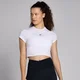 MP Women's Basics Body Fit Short Sleeve Crop T-Shirt − ženska majica − bela
