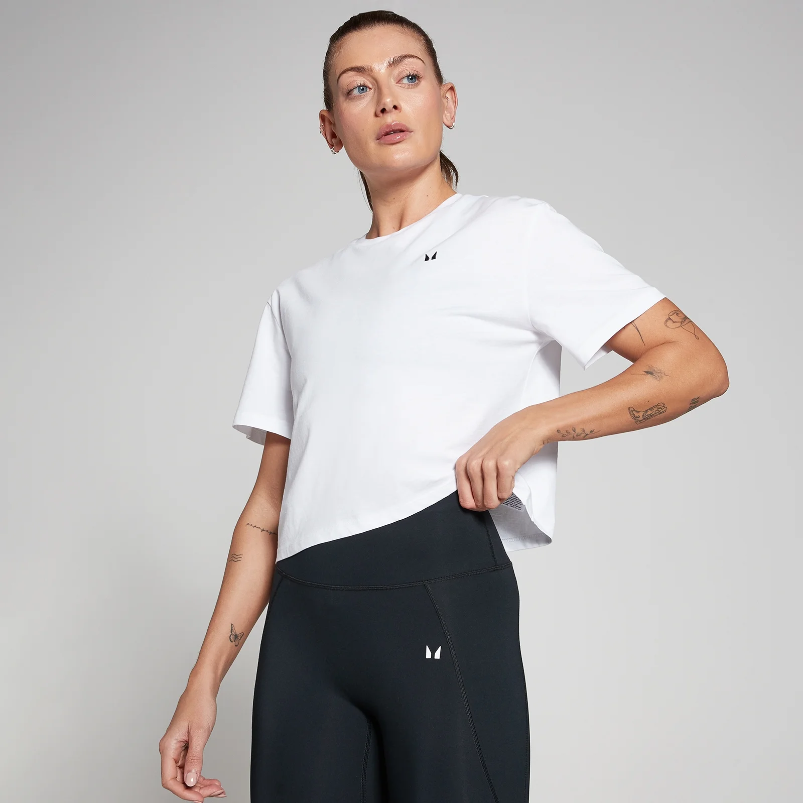 MP Women's Basics Boxy Short Sleeve Crop T-Shirt − ženska majica − bela - S Slika 1