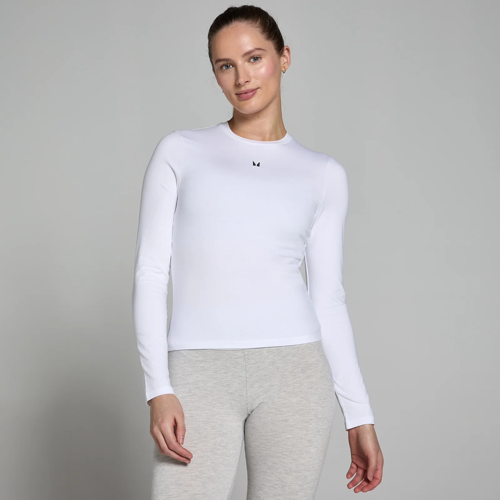 MP Women's Basics Body Fit Long Sleeve T-Shirt − ženska majica sa dugim rukavima − bela - XXS Slika 1