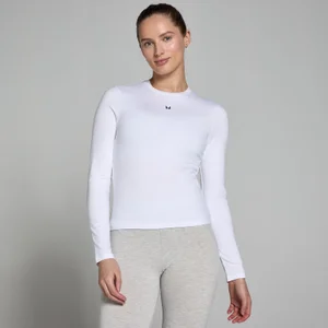 MP Women's Basics Body Fit Long Sleeve T-Shirt − ženska majica sa dugim rukavima − bela - Size XXS