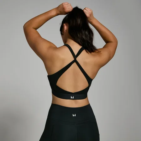 MP Women's Power Cross Back Sports Bra - sportski grudnjak - crni