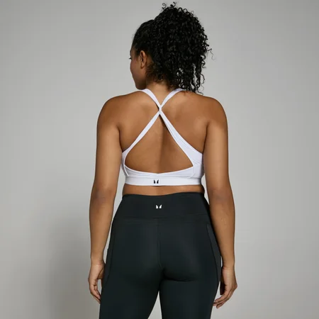 MP Women's Power Cross Back Sports Bra - sportski grudnjak - beli