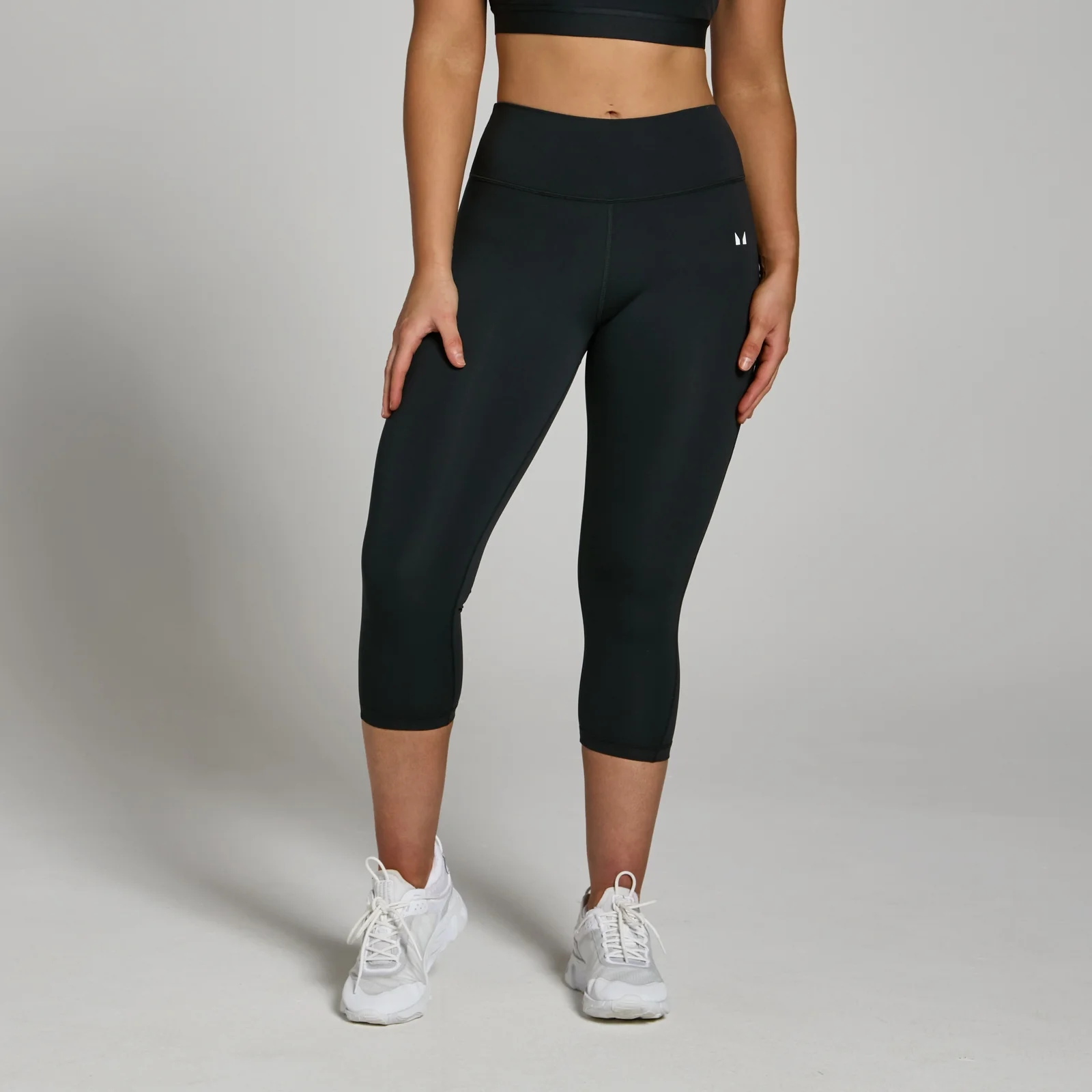 MP Women's Power 3/4 Leggings - ženske 3/4 helanke - crne - XS Slika 1