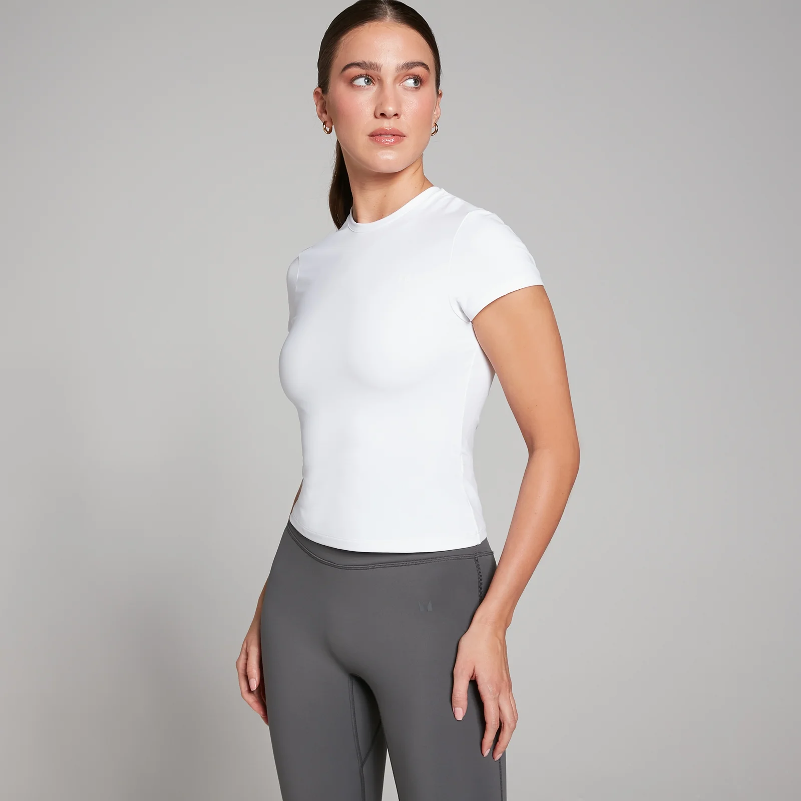 MP Women's Tempo Body Fit Short Sleeve T-Shirt − ženska majica − bela - S Slika 1