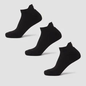 MP Unisex Trainer Socks (3 pack) - čarape (pakovanje od 3 komada) - crne - Size UK 9-11