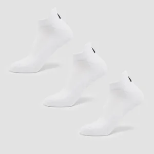 MP Unisex Trainer Socks (3 pack) - čarape (pakovanje od 3 komada) - bele - Size UK 2-5