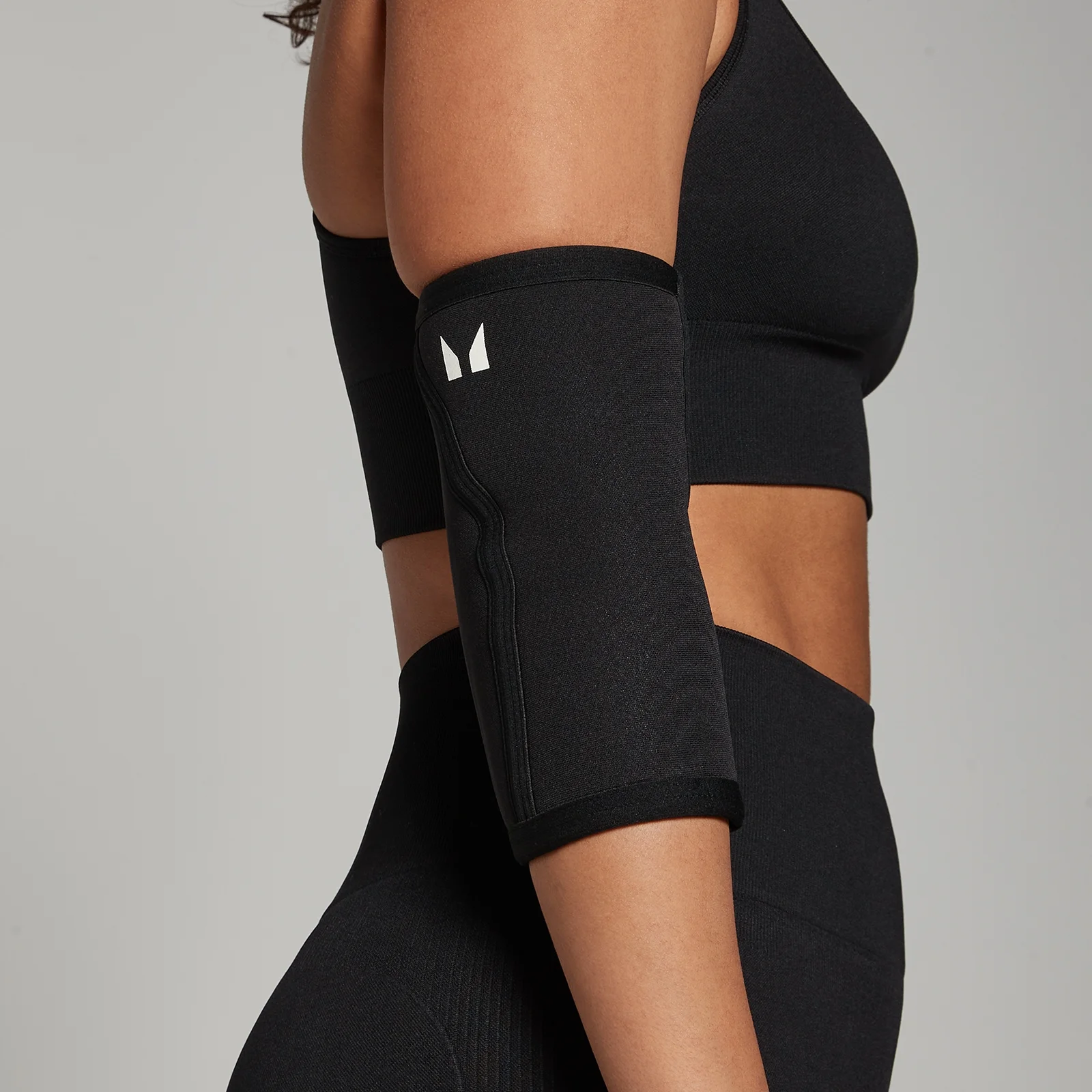 MP Unisex Elbow Sleeve Pair - Black - M Slika 1