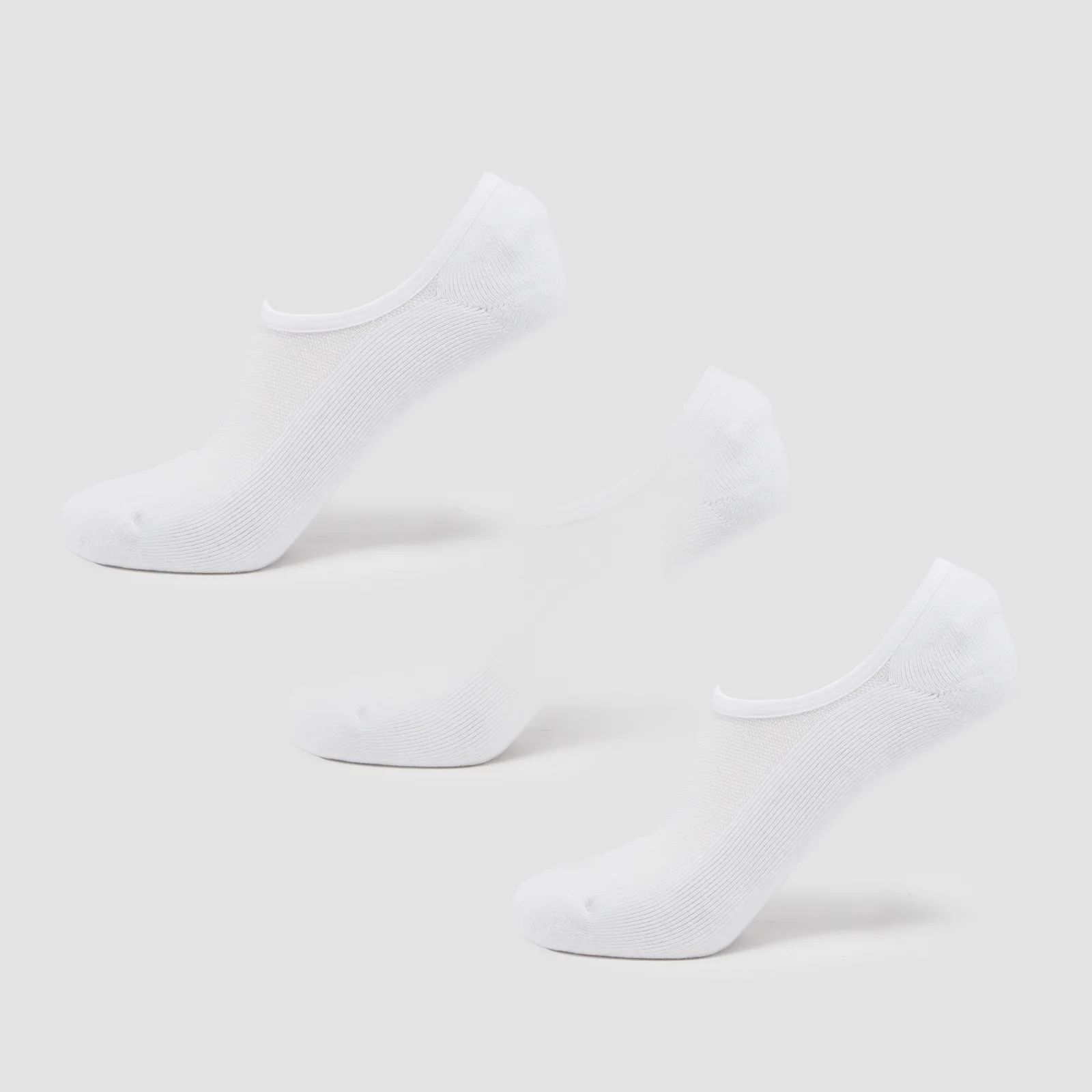 MP Unisex Invisible Socks (3 Pack) - White - UK 9-11 Slika 1