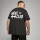 MP Oversized Move Club T-Shirt - majica - isprana crna