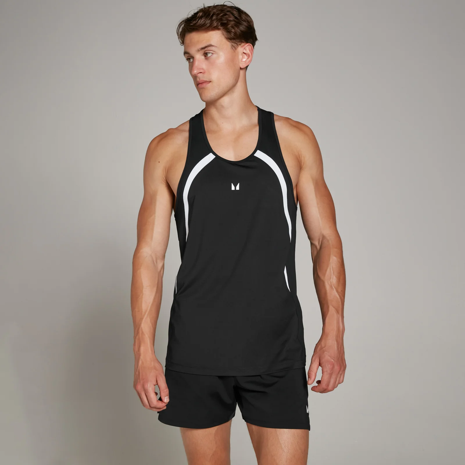 MP Men's Tempo Stringer Vest - muška majica - crna - XS Slika 1