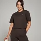 MP Women's Basic Boxy Crop T-Shirt - ženska majica - kafa
