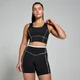 MP Women's Tempo Contrast Texture Sports Bra - ženski sportski grudnjak - crni