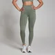 MP Women's Tempo Rib Seamless Leggings - ženske helanke - mahovina-zelene
