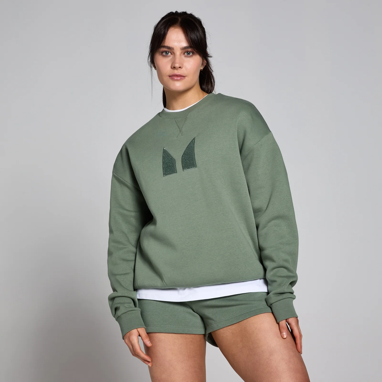 MP Women's Tempo Oversized Sweatshirt - ženska dukserica - mahovina-zelena - S Slika 1
