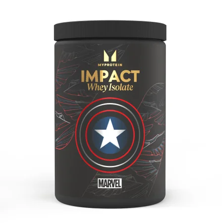 Myprotein, Impact Whey Isolate, Limited Edition Marvel, Captain America, 600g (WE)
