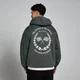 MP World Wide Graphic Hoodie - Washed Black