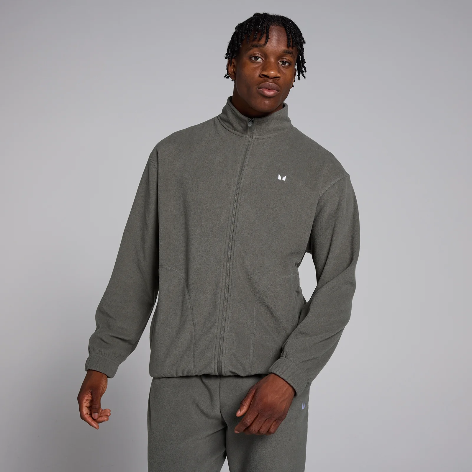 MP Men's Zip Through Fleece - muška jakna od flisa - čeličnosiva - S Slika 1