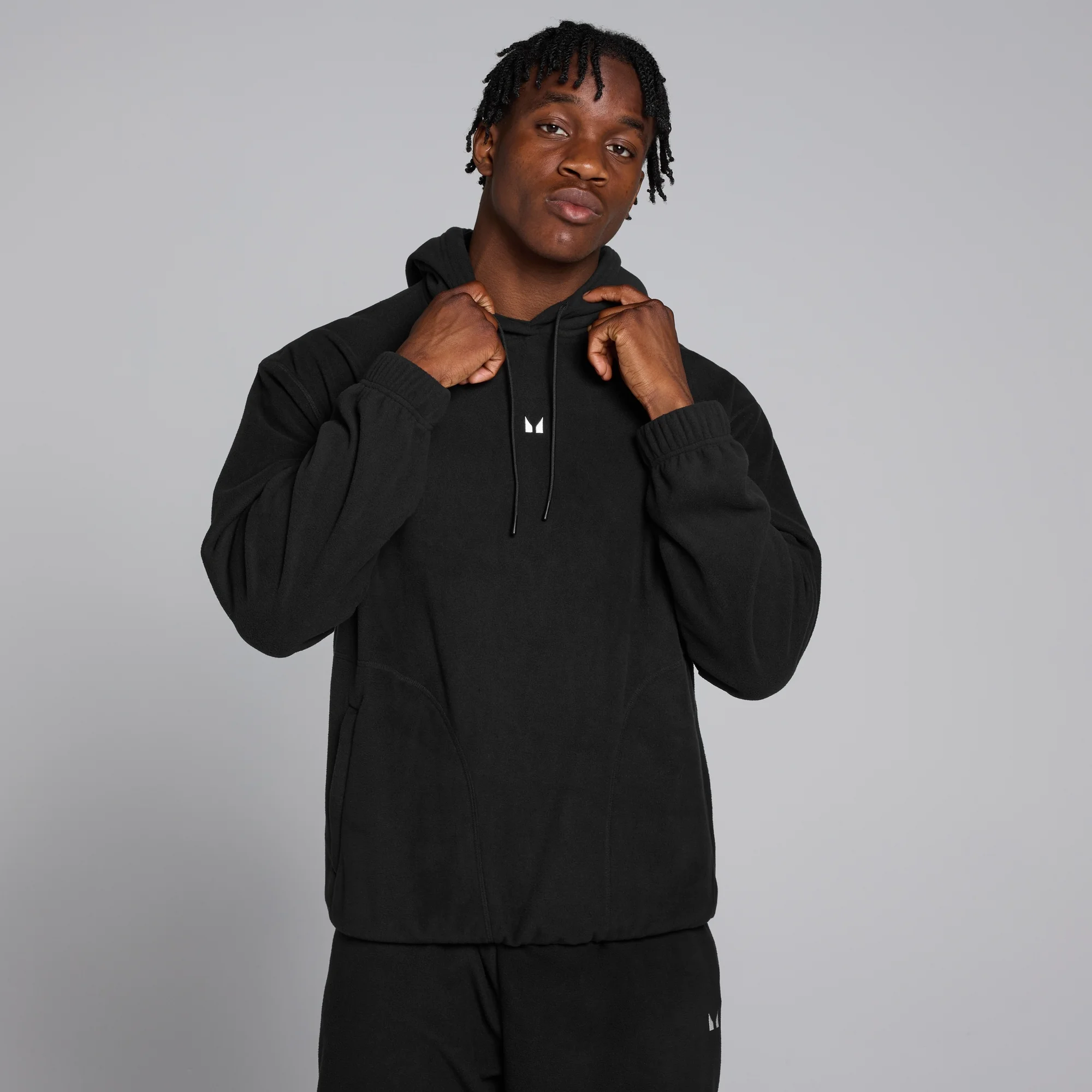 MP Men's Overhead Fleece - muška bluza sa dugim rukavima - crna - L Slika 1