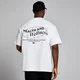 MP Men's Health & Wellness Graphic Oversized T-Shirt - muška majica - bela
