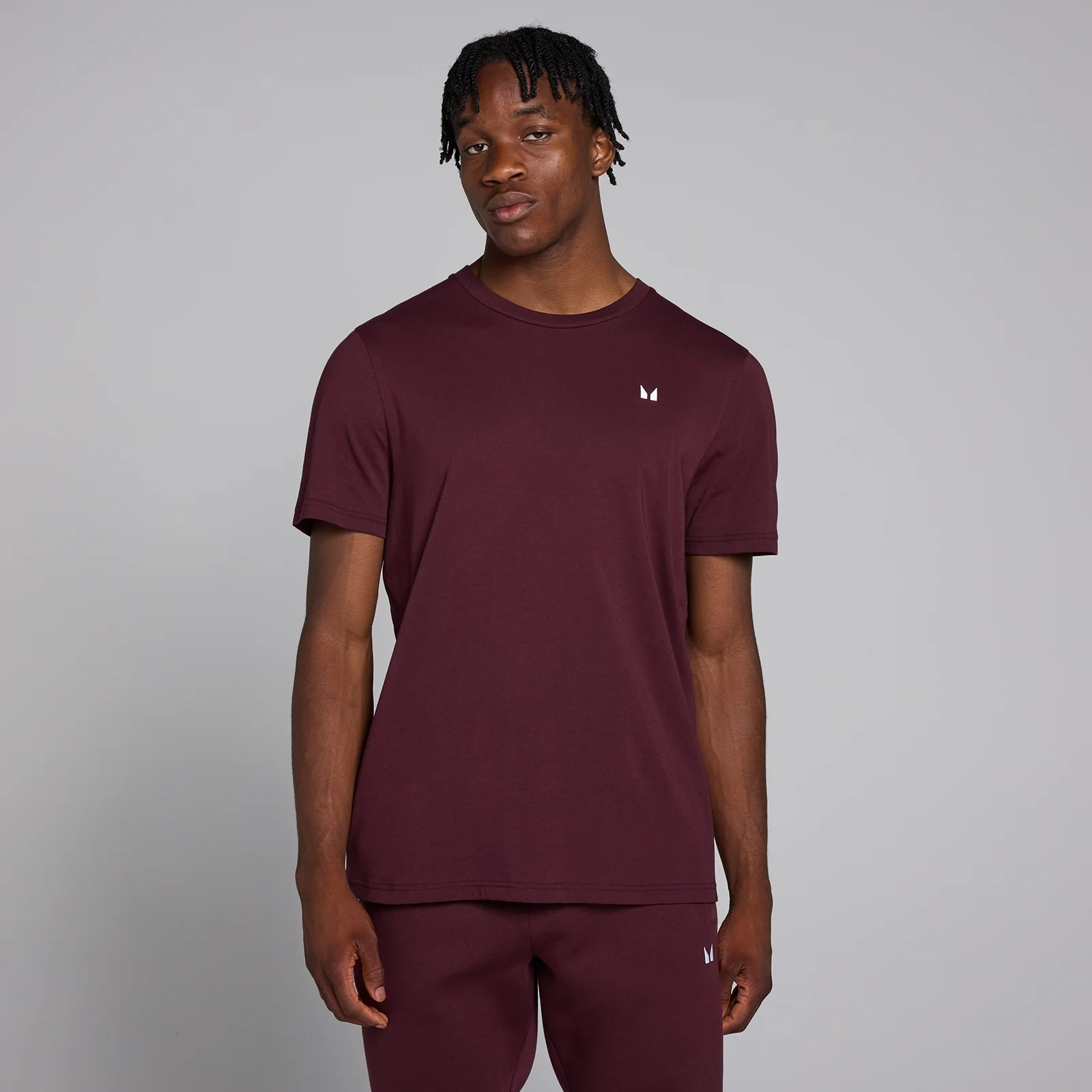 MP Men's Rest Day Short Sleeve T-Shirt − muška majica sa kratkim rukavima − tamnobordo - XXL Slika 1