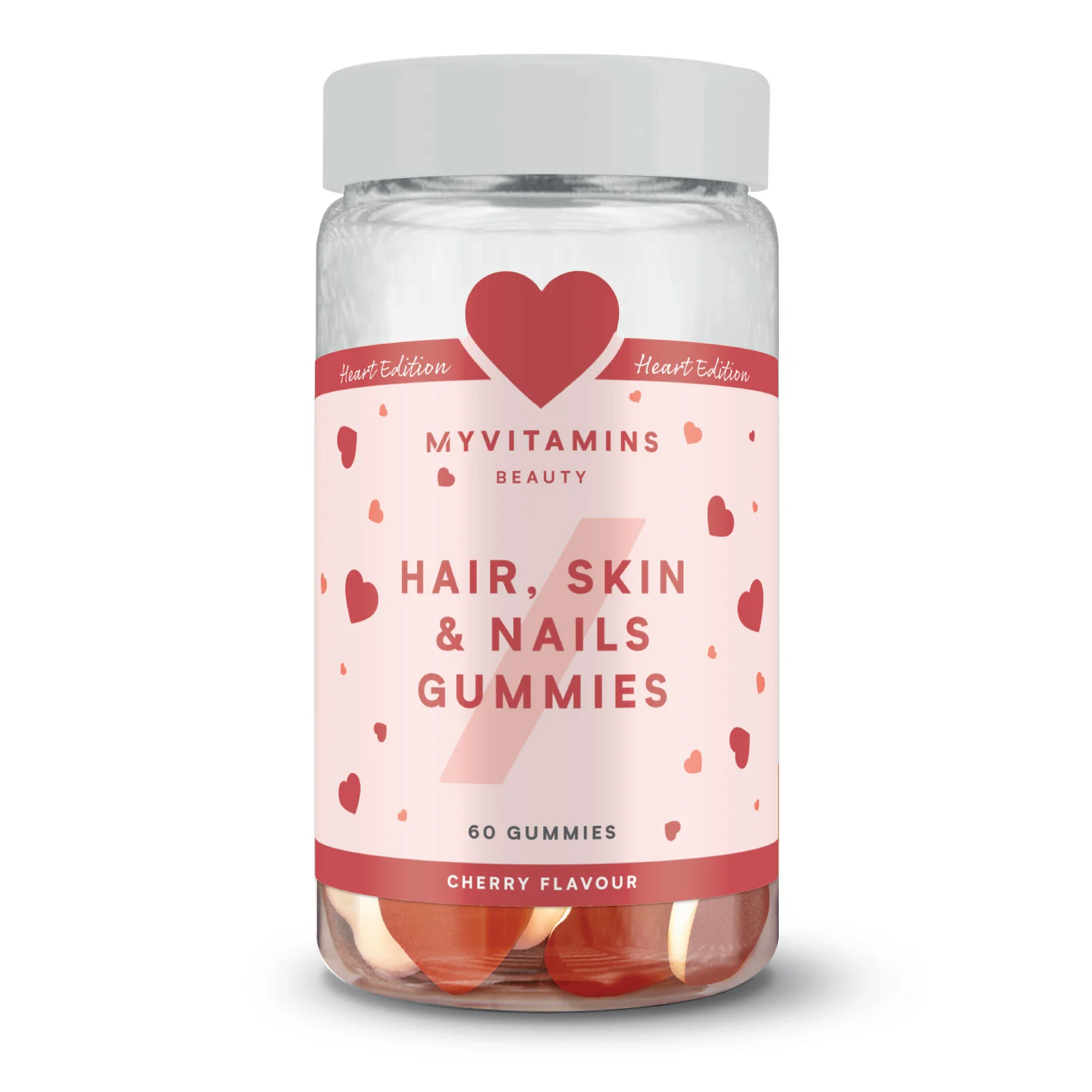 Hair, Skin & Nails Gummies – slojevito srce - 60gummies - Cherry Slika 1