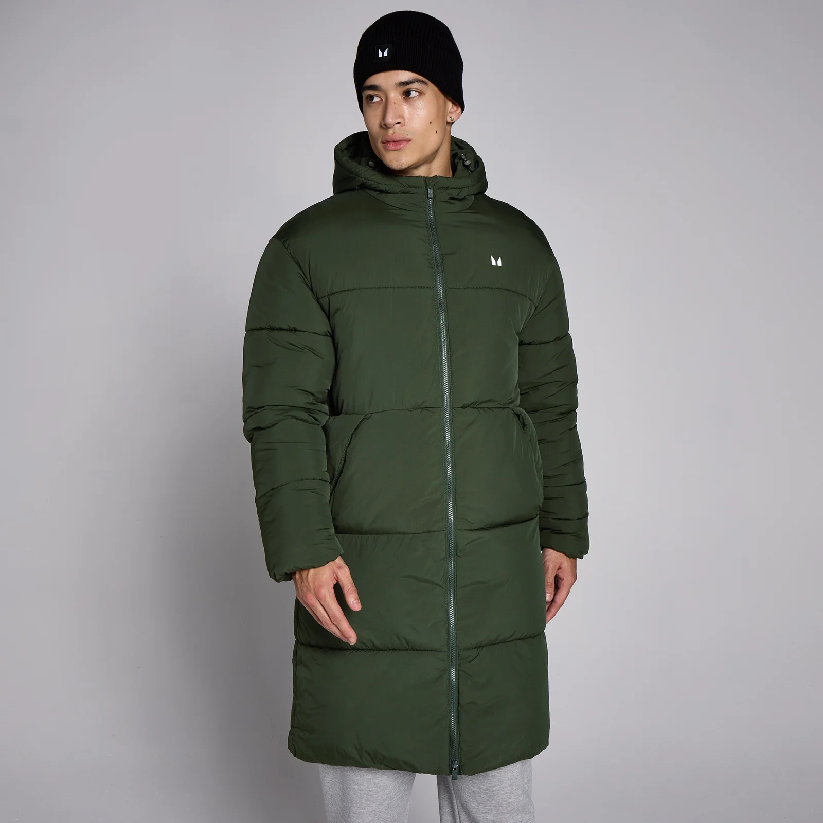 MP Men's Long Puffer Jacket - muška jakna - tamnozelena - S Slika 1