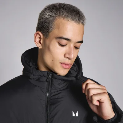 MP Men's Long Puffer Jacket - muška jakna - crna - XS Slika 6