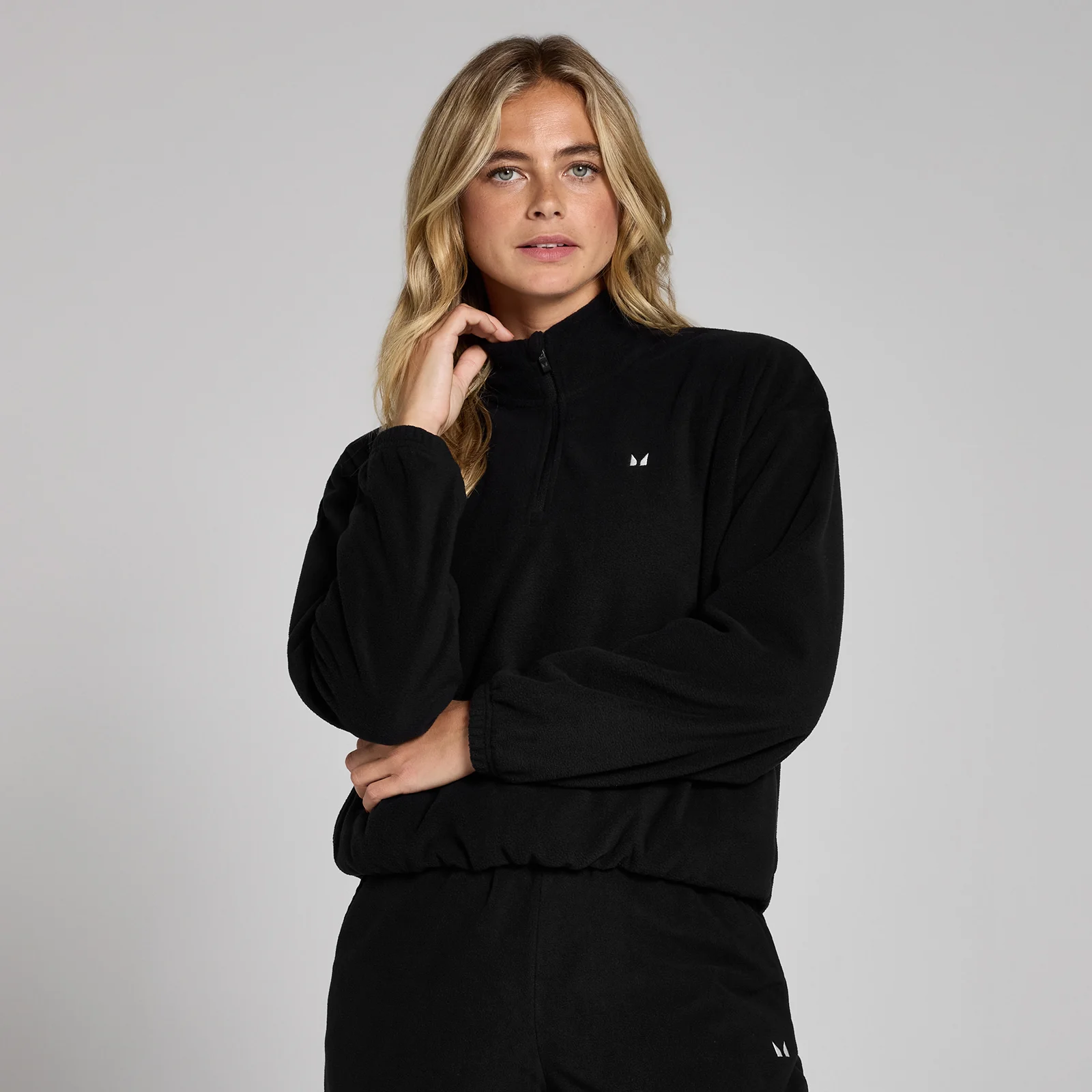 MP Women's Funnel Neck 1/4 Zip Fleece - ženska bluza sa dugim rukavima - crna - XS Slika 1