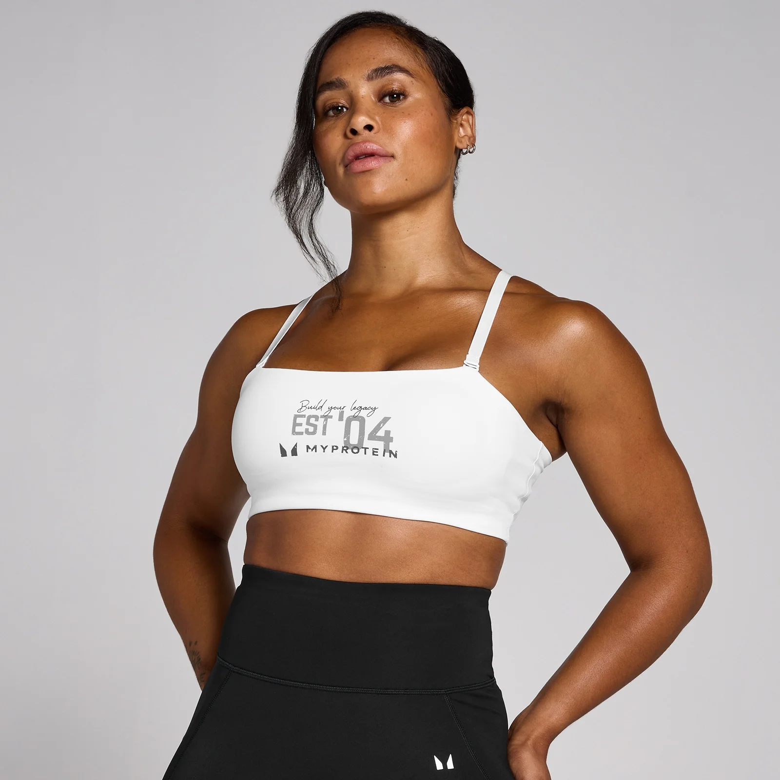 MP Women's Origin Graphic Training Sports Bra - ženski sportski grudnjak - beli - XS Slika 1