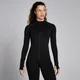 MP Women's Lifestyle Waffle Seamless Full Zip Jacket - ženska jakna - crna