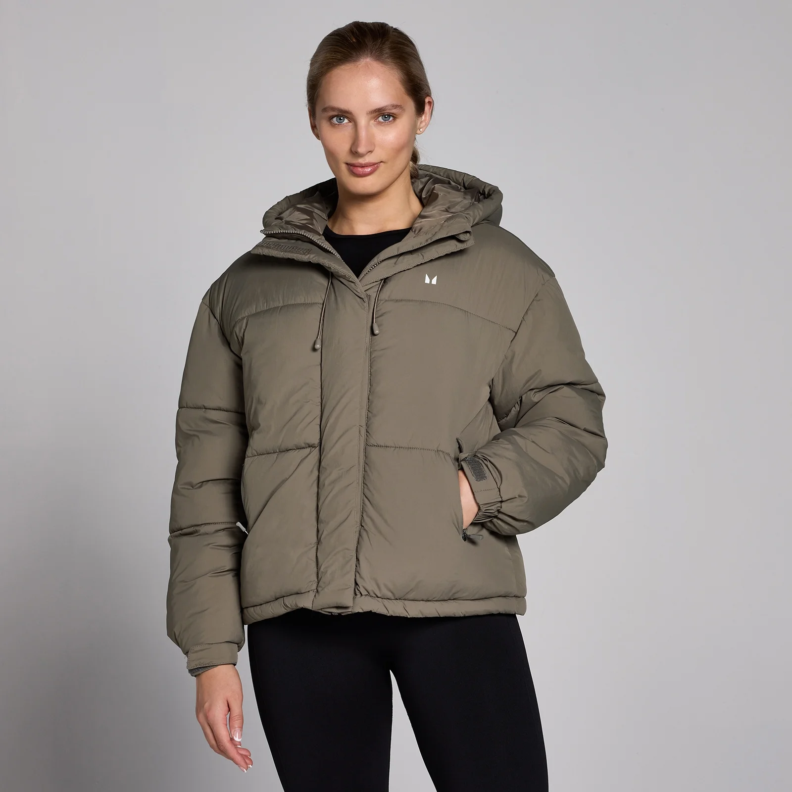 MP Women's Short Padded Puffer Jacket - ženska jakna - kafa - XS Slika 1