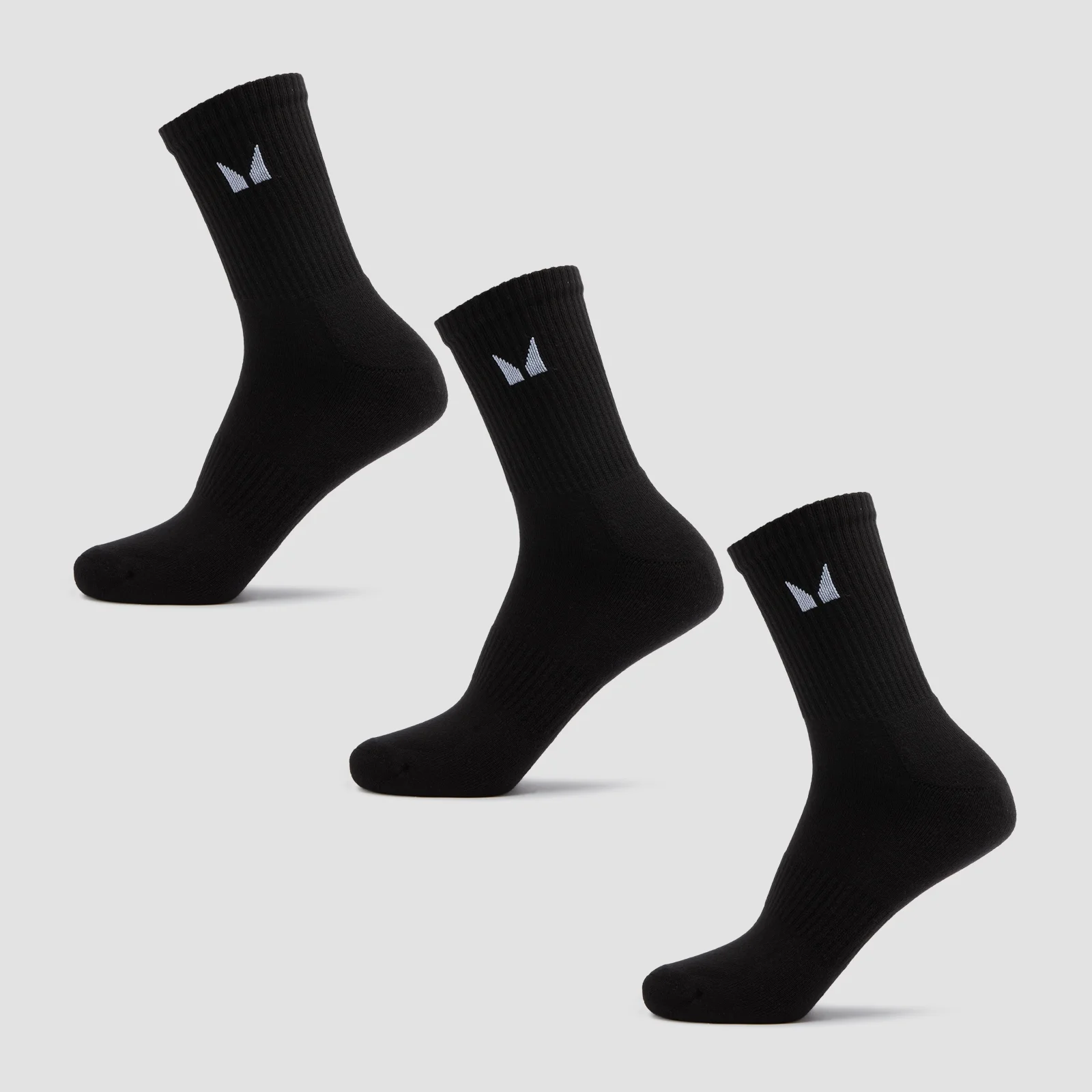 MP Unisex Crew Socks (3 Pack) - Black - UK 6-8 Slika 1
