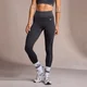 MP Women's Seamless Rib Leggings - ženske helanke - crne