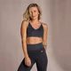 MP Women's V-Neck Seamless Bra - ženski grudnjak - crni