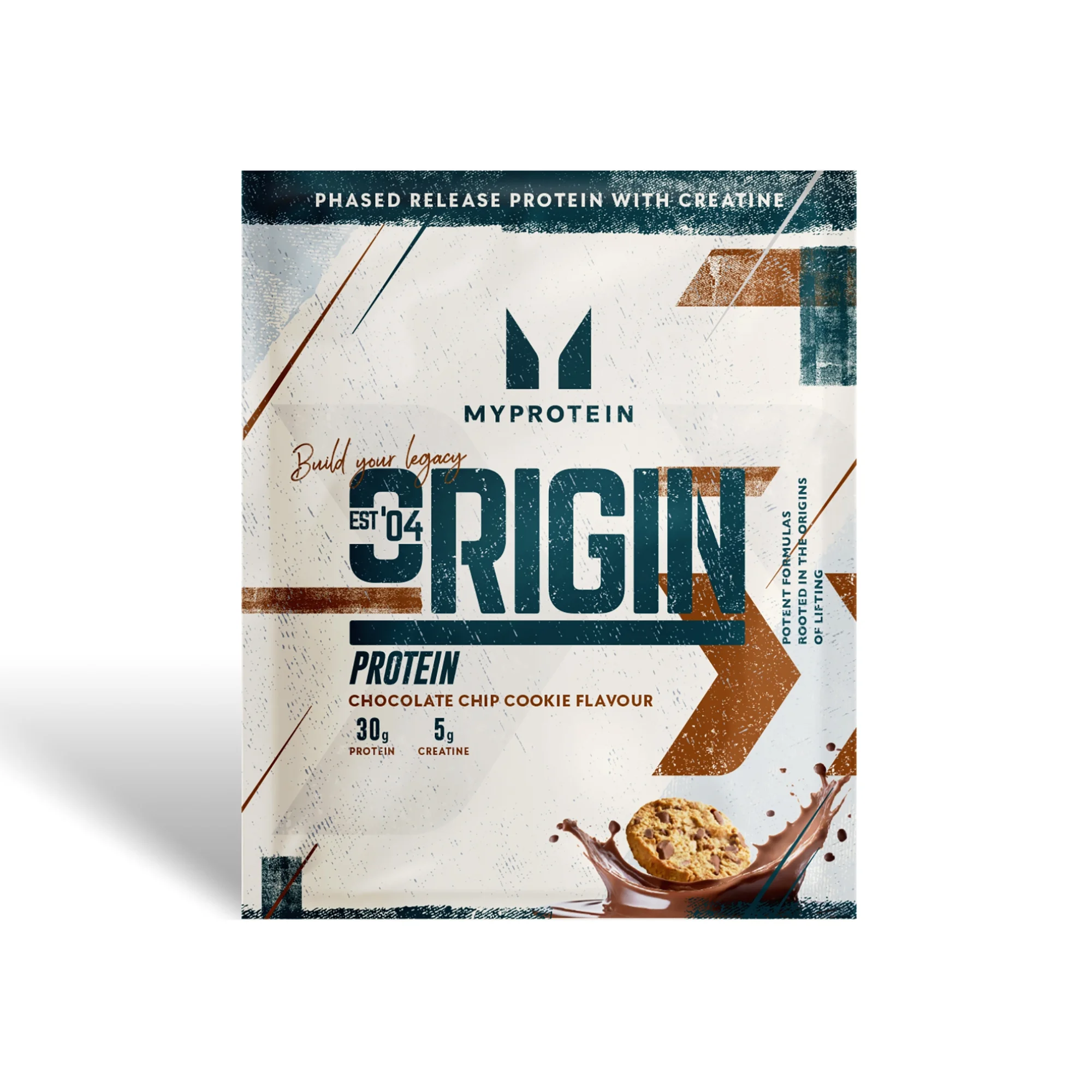 Origin Protein, with Creatine (Sample) - 1servings - Chocolate Chip Cookie Slika 1