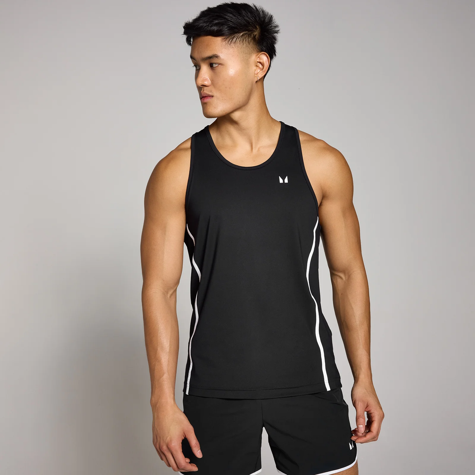 MP Men's Tempo Binding Stringer - muška majica - crna - XS Slika 1