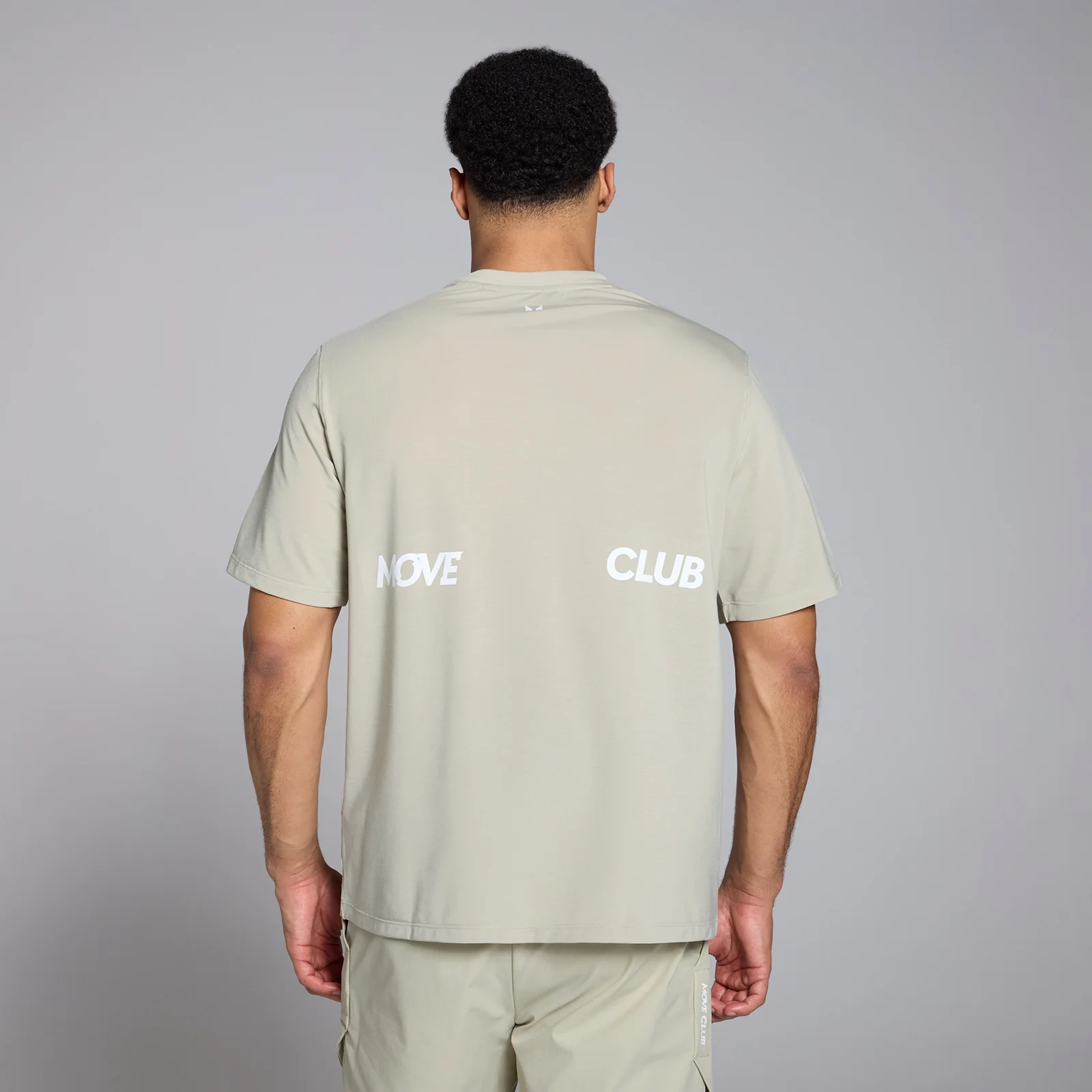 MP Men's Tempo Graphic Oversized T-Shirt − muška majica − bež-siva - S Slika 1