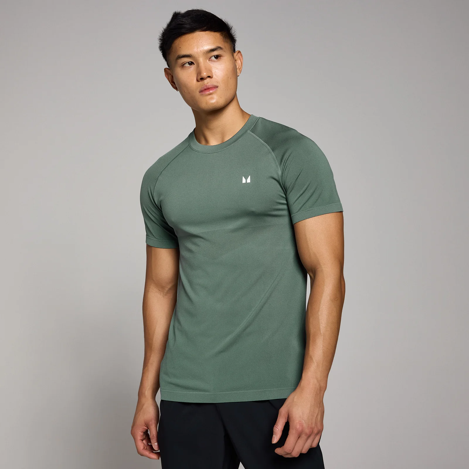 MP Men's Tempo Seamless T-Shirt - muška majica sa kratkim rukavima - isprana sivoplava - XS Slika 1